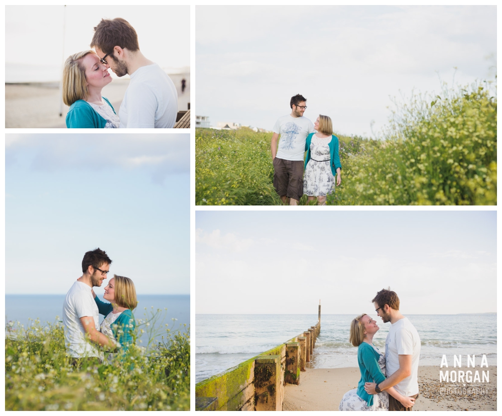 Bournemouth beach pre wedding photographer