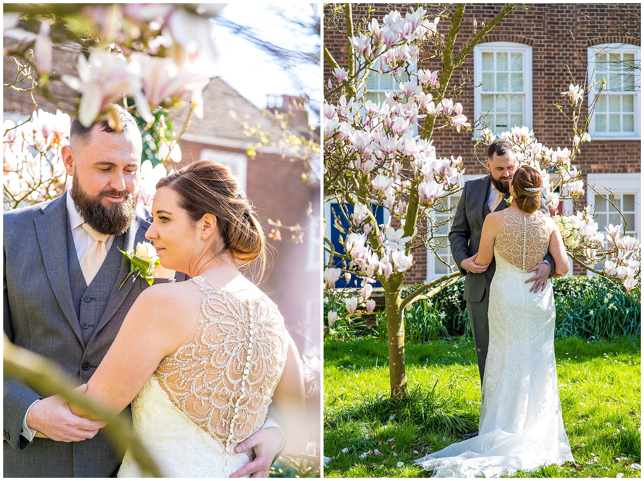 bride and groom portraits
